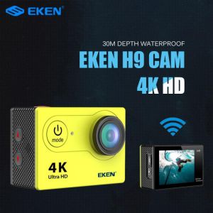 הגעה חדשה! מצלמת אקשן מקורי Eken H9R / H9 Ultra HD 4K באורך 30 מ 'עמיד למים 2.0 