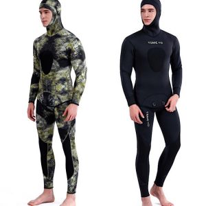 ALICE ספורט חליפת צלילה הסוואה 3 מ"מ שרוול ארוך 2 חתיכות לשמור על חום עמידה למים